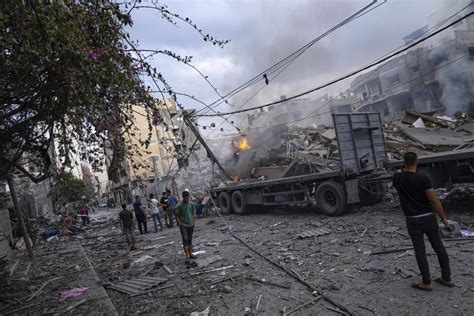 Unprecedented Israeli bombardment lays waste to upscale Rimal, the beating heart of Gaza City